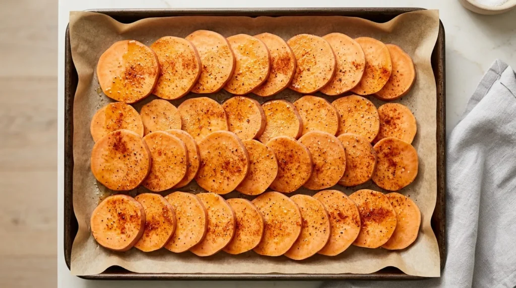 Homemade Spicy Sweet Potato Chips 2 how-to-make-spicy-sweet-potato-chips