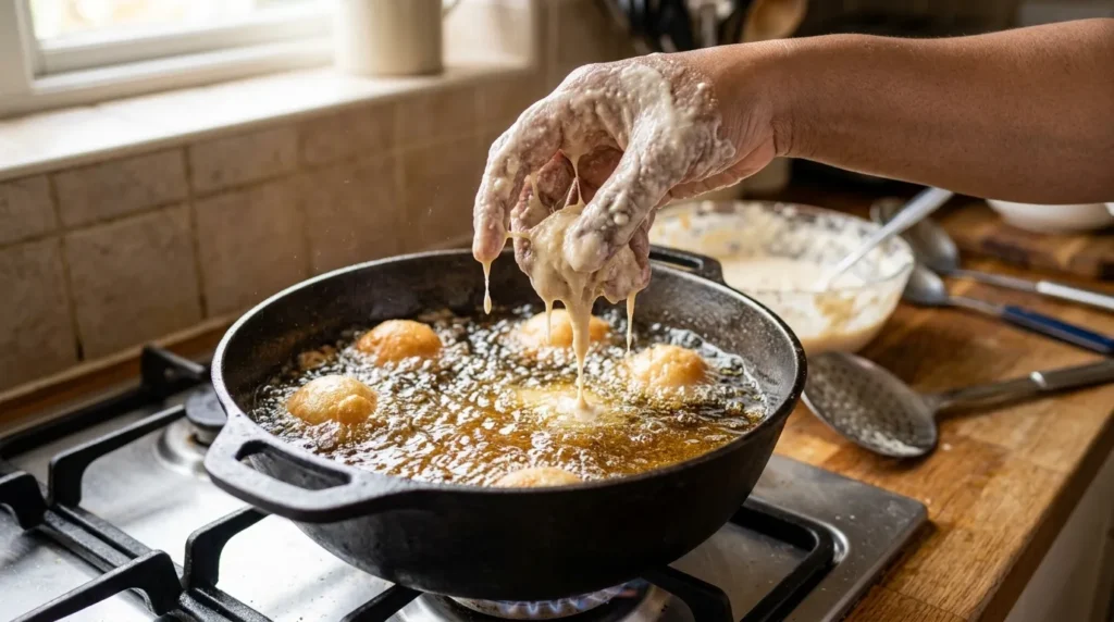 how-to-shape-puff-puff-before-frying