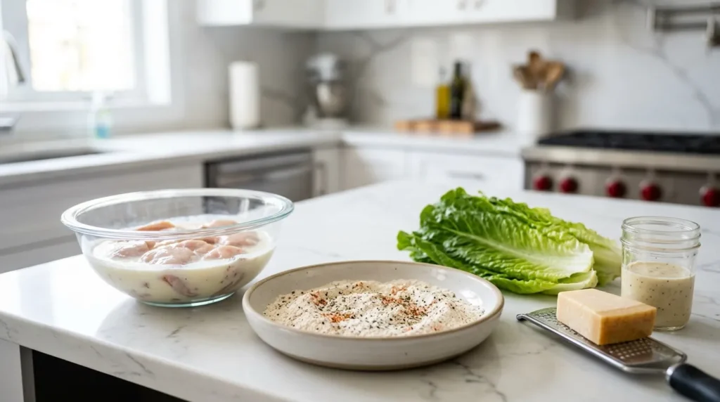 The Ultimate Gourmet Crispy Chicken Caesar Sandwich 2 how-to-make-crispy-chicken-caesar-sandwich