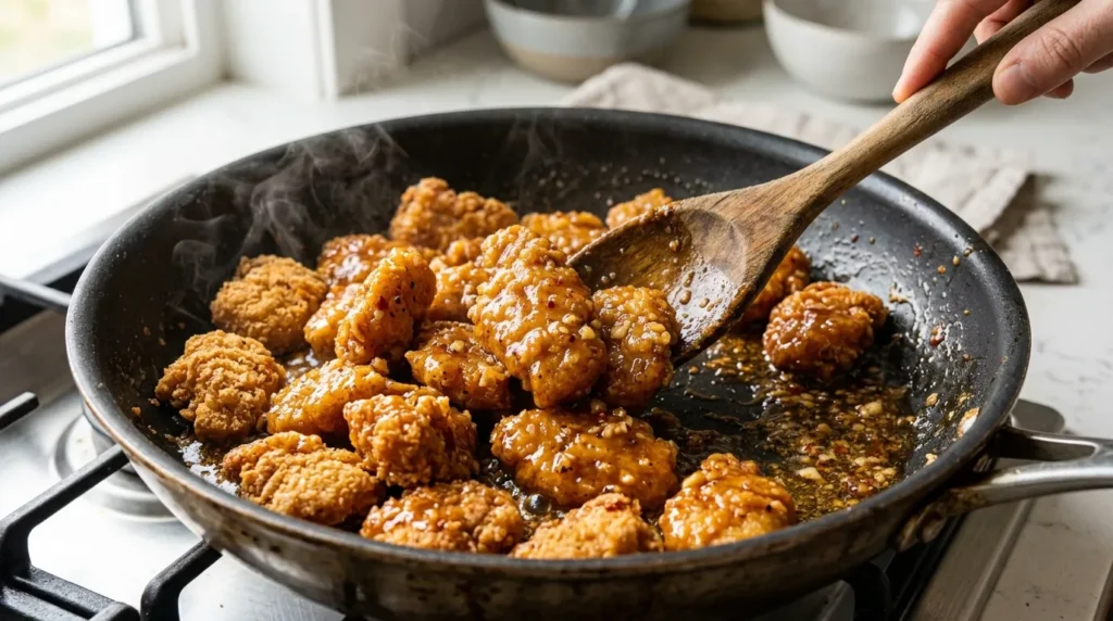 Crispy Honey Garlic Chicken 2 how-to-make-crispy-honey-garlic-chicken