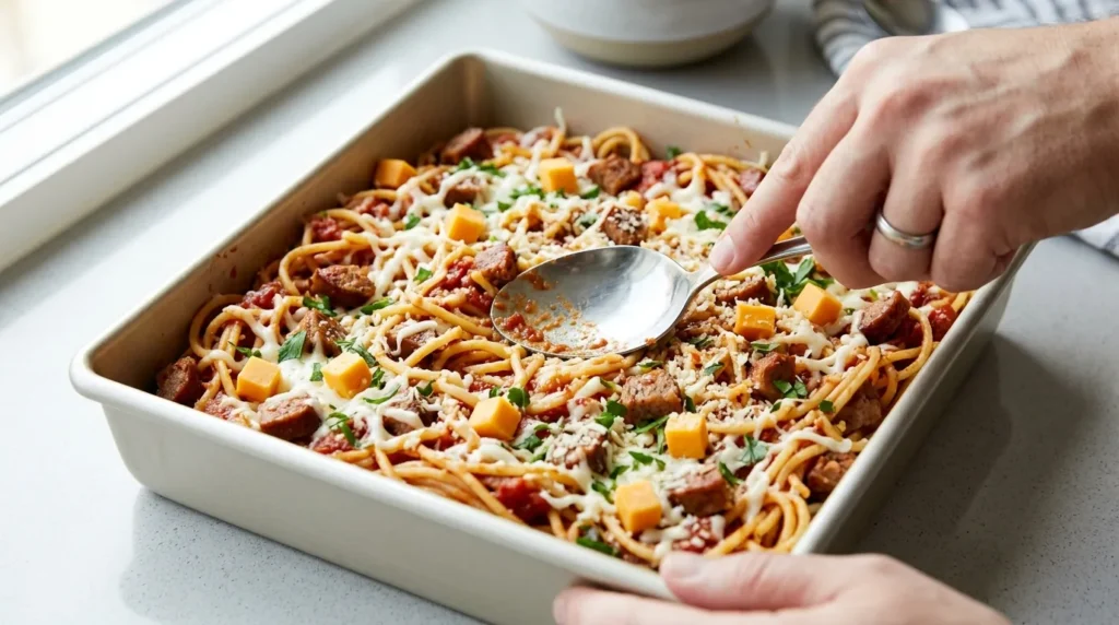 Deep Fried Spaghetti Block 2 how-to-shape-deep-fried-spaghetti-block