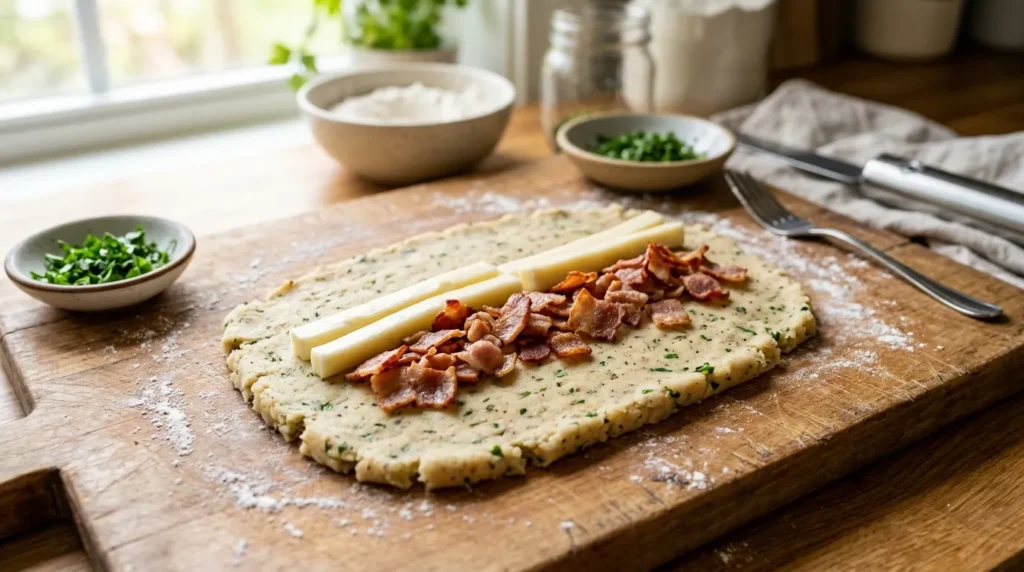 Cheesy Bacon Stuffed Potato Rolls 2 how-to-make-cheesy-bacon-stuffed-potato-rolls