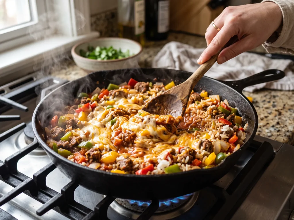 Unstuffed Pepper Burritos 2 how-to-make-unstuffed-pepper-burritos