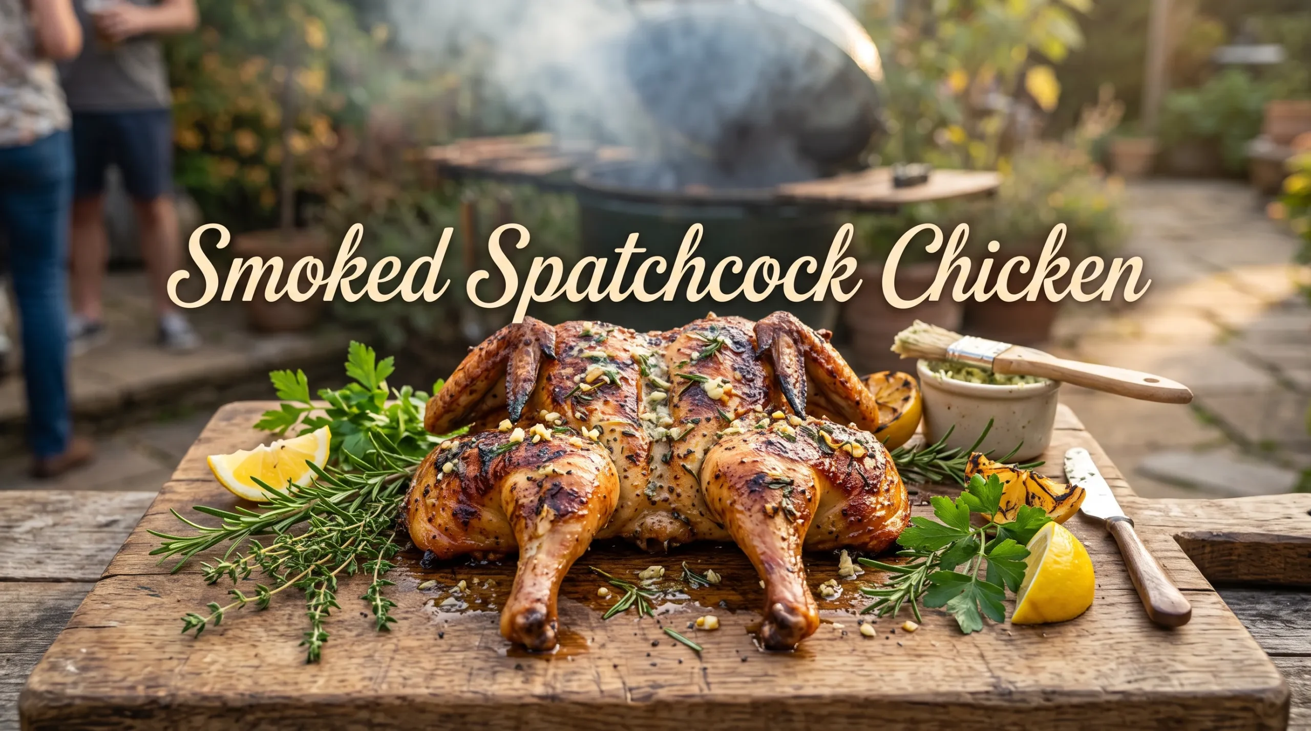 smoked-spatchcock-chicken-herb-butter-baste
