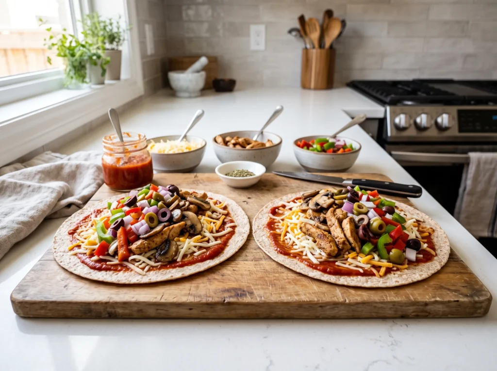 Air Fryer Keto Stuffed Tortilla Pizza 2 how-to-make-keto-stuffed-tortilla-pizza