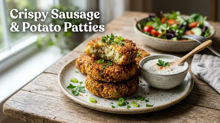 crispy-sausage-potato-patties