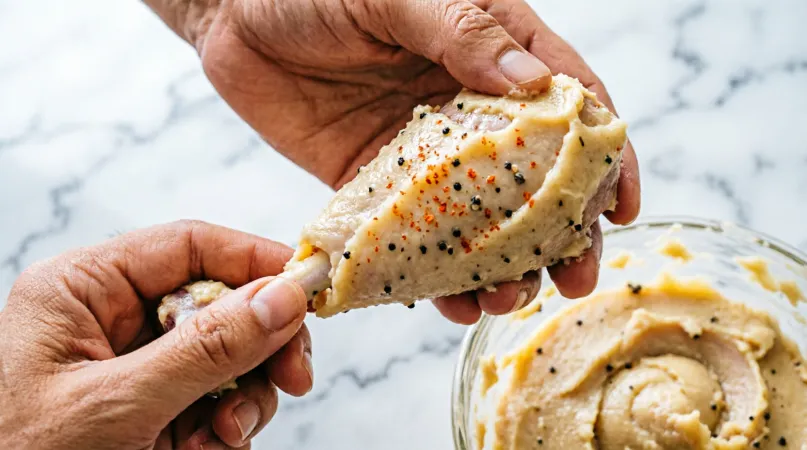Crispy Stuffed Chicken Drumsticks 3 how to shape mashed potato drumsticks