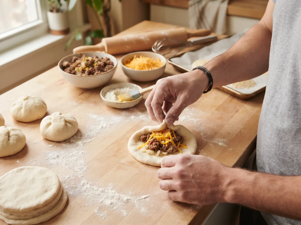 Cheeseburger Bombs 🍔✨ 2 how-to-make-cheeseburger-bombs
