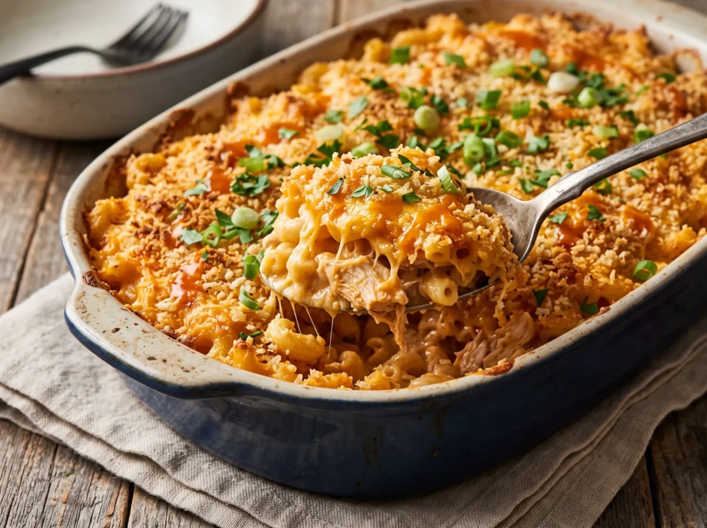  buffalo-chicken-mac-and-cheese-serving