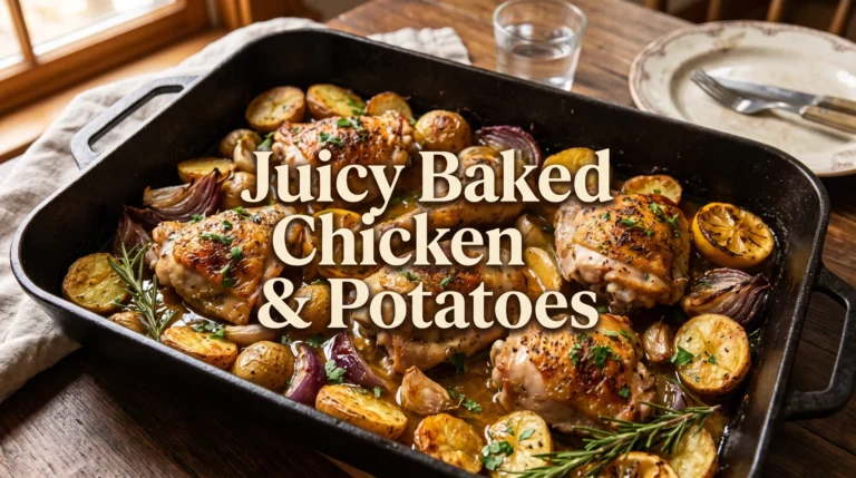 juicy-one-pan-baked-chicken-potatoes