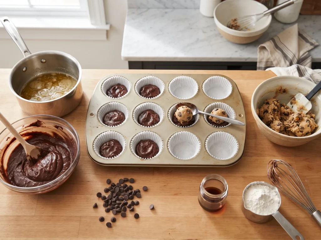 how-to-make-brown-butter-brookie-cups