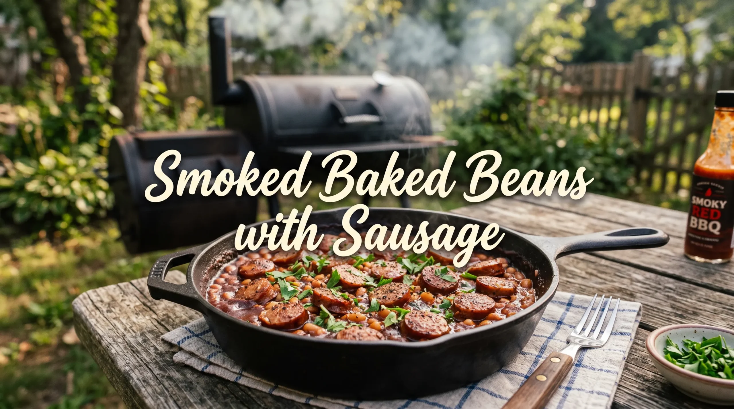 smoked-baked-beans-with-sausage