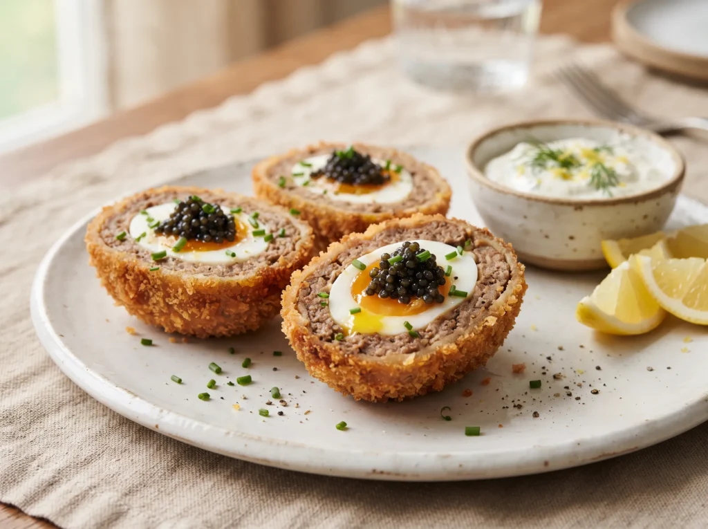 Caviar Scotch Eggs 3 caviar-scotch-eggs-with-caviar