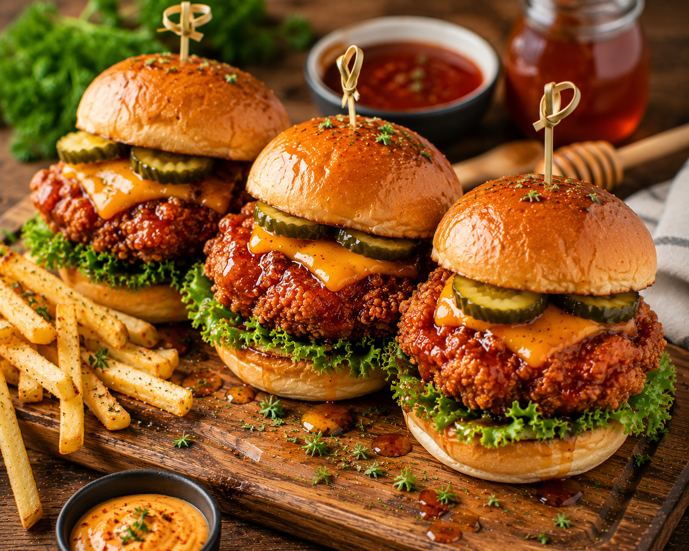 🍔 Hot Honey Chicken Slider Burgers Recipe – Sweet, Spicy & Crispy Mini Burgers 4 ChatGPT Image Aug 3 2026 06 51 59 PM