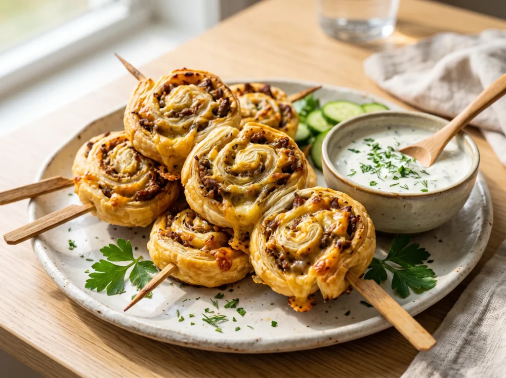 Cheesy Beef Pinwheel Skewers 3 cheesy-beef-pinwheel-skewers-serving