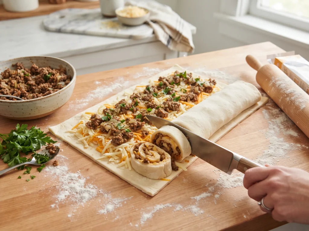 Cheesy Beef Pinwheel Skewers 2 how-to-make-cheesy-beef-pinwheel-skewers