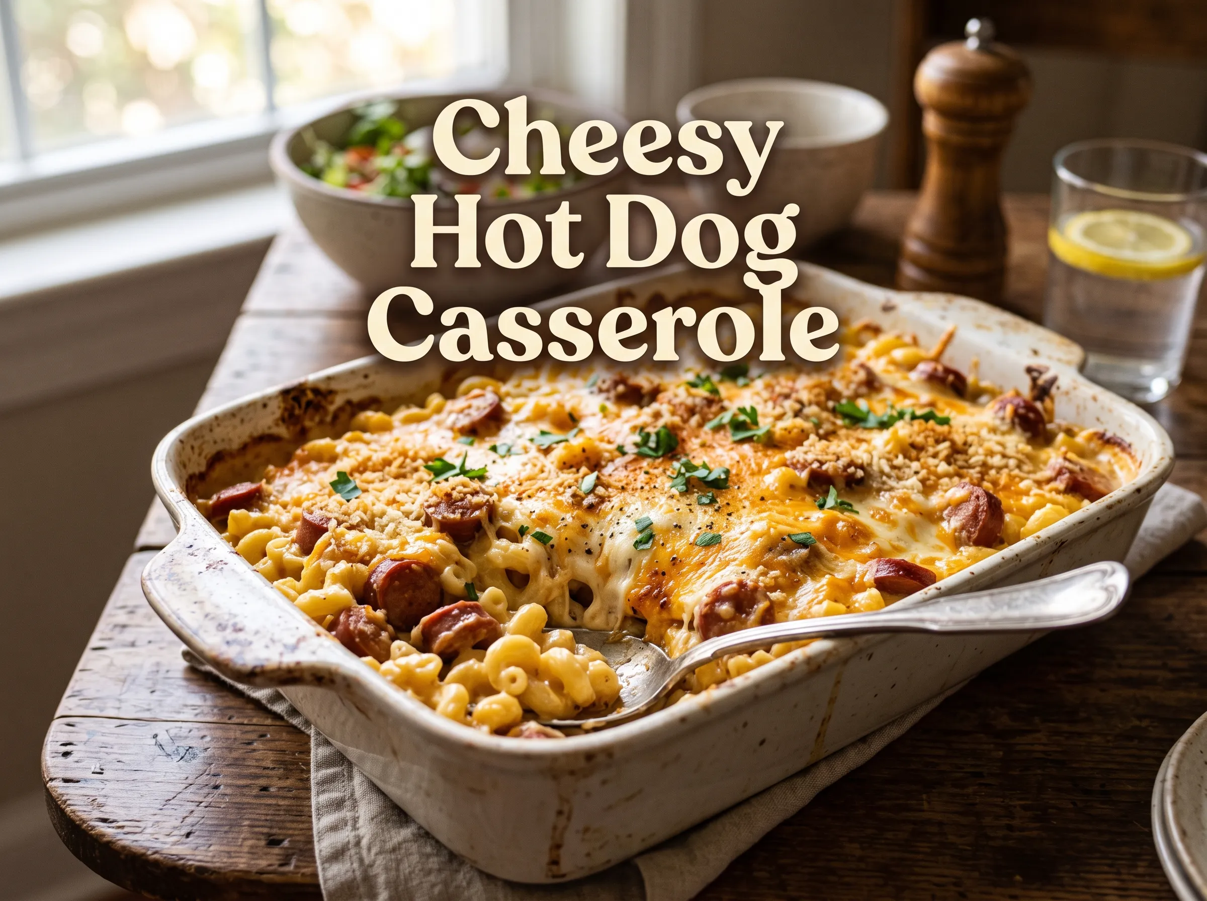 cheesy-hot-dog-casserole
