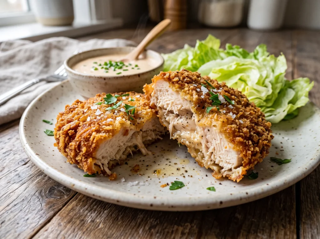 Zero Carb High-Protein McChicken 🍗 3 zero-carb-high-protein-mcchicken-with-creamy-sauce