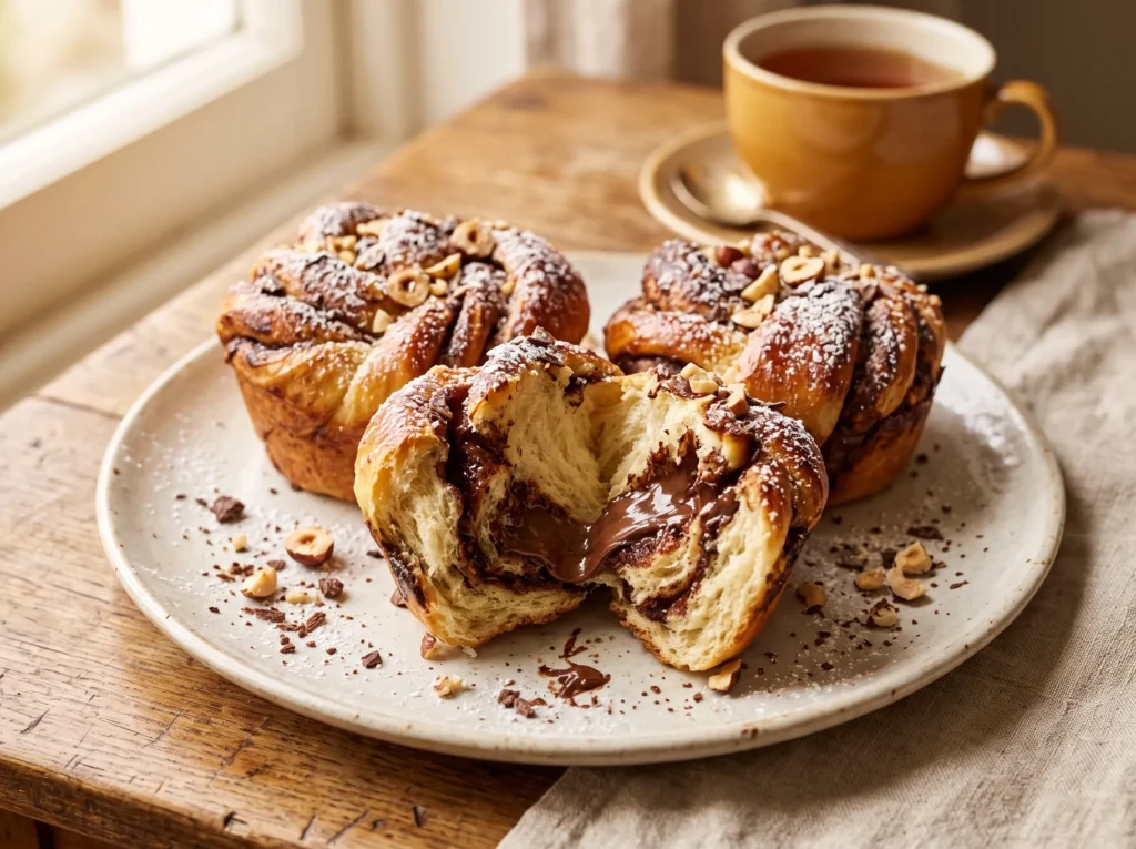 Nutella Chocolate Babka Buns 3 nutella-chocolate-babka-buns-serving