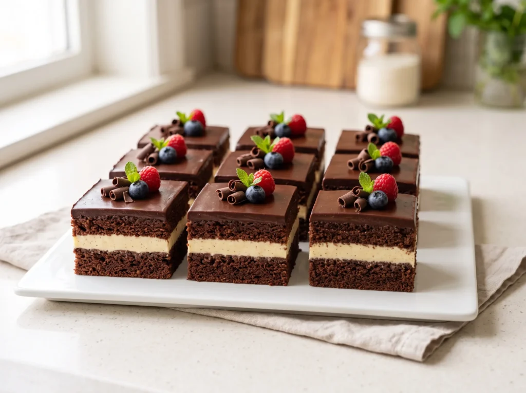 Chocolate Layer Cake 3 chocolate-cream-layer-cake-bars