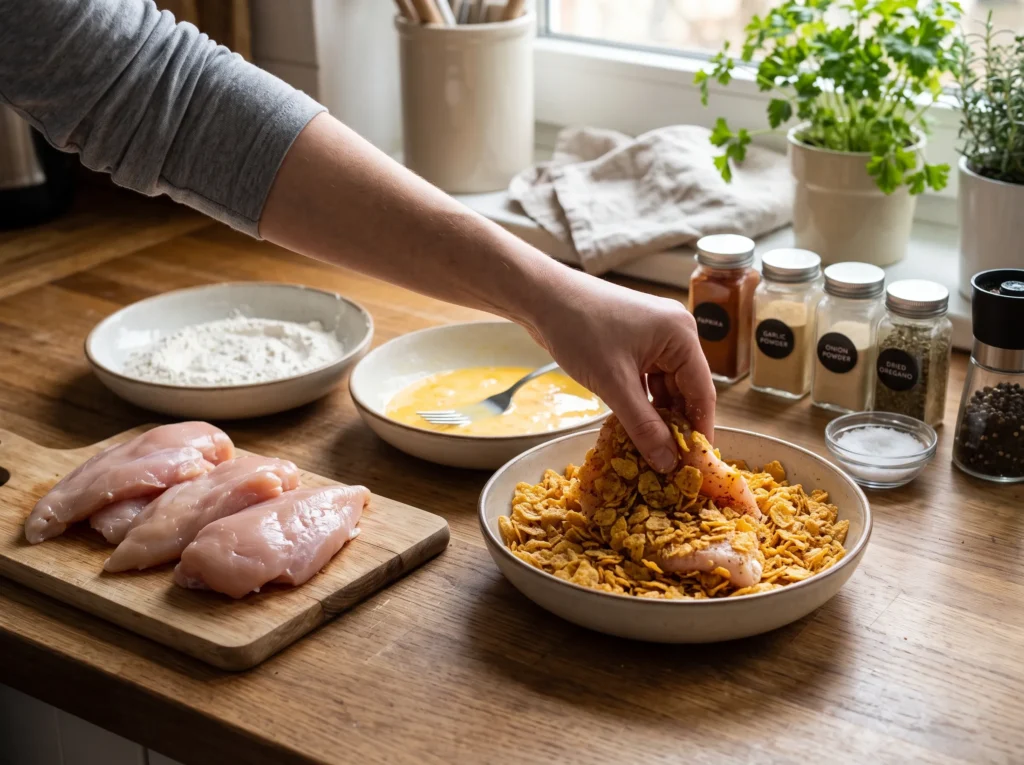 how-to-make-cornflake-crunch-chicken-sandwich