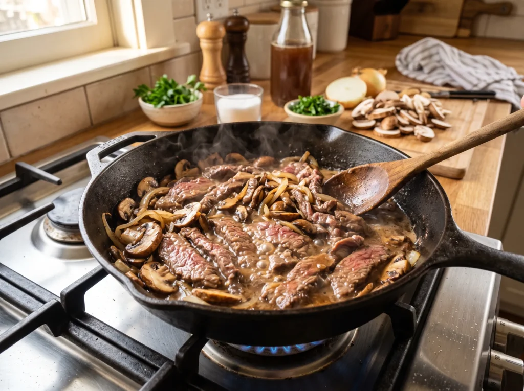 Creamy Beef Stroganoff 2 how-to-make-creamy-beef-stroganoff
