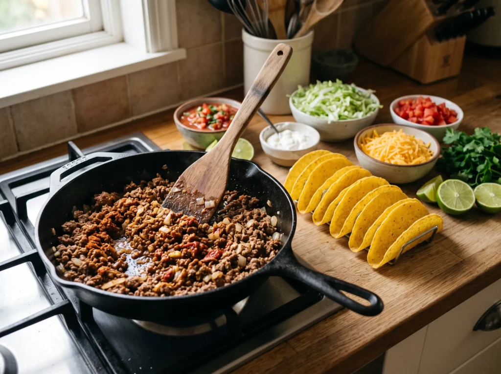 Crunchy Cheesy Beef Tacos 2 how-to-make-crunchy-cheesy-beef-tacos