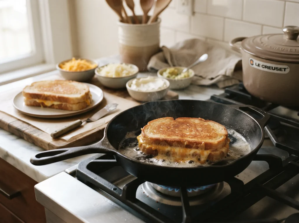 Disneyland Grilled Cheese Sandwich 2 how-to-make-disneyland-grilled-cheese-sandwich