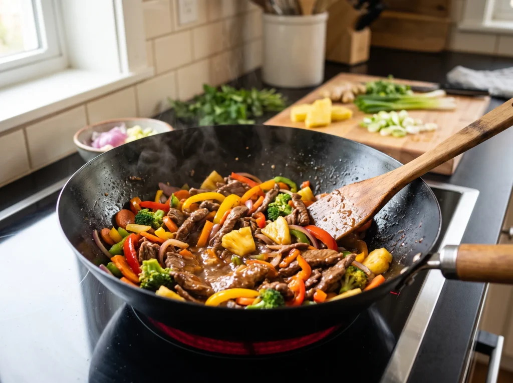 Melt-in-Your-Mouth Pineapple Beef Stir-Fry 2 how-to-make-pineapple-beef-stir-fry