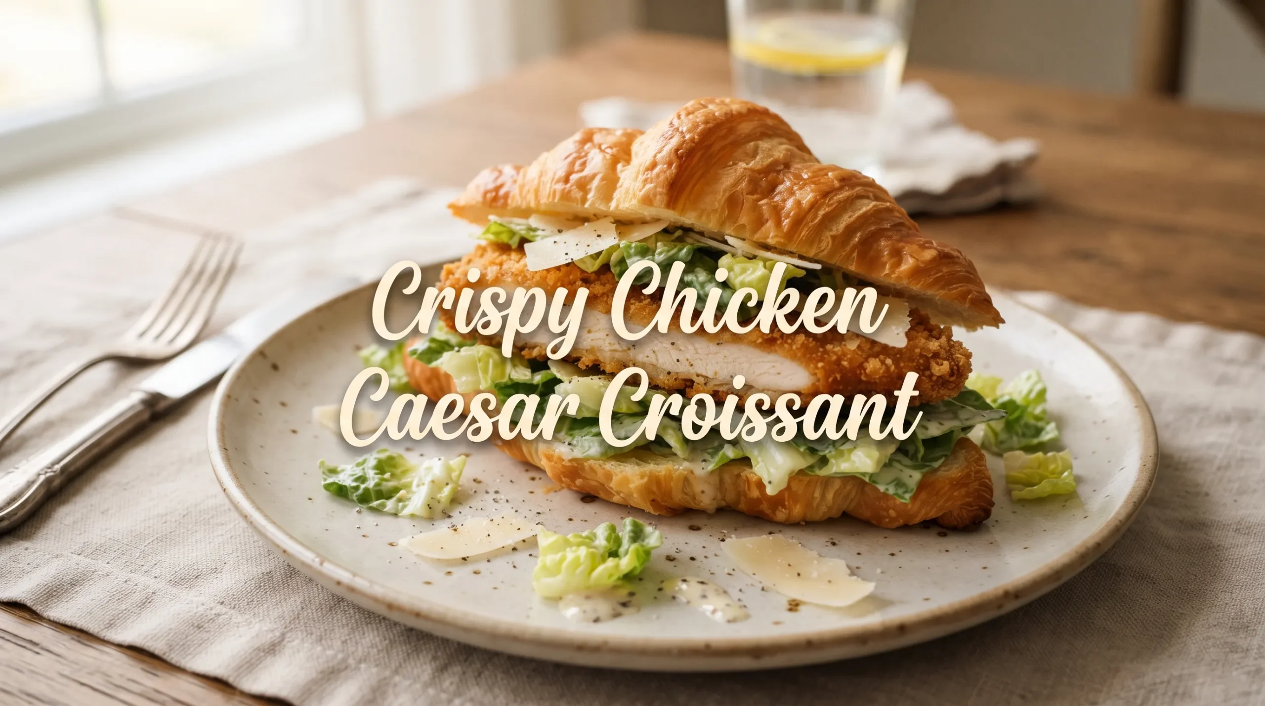 crispy-chicken-caesar-croissant-recipe
