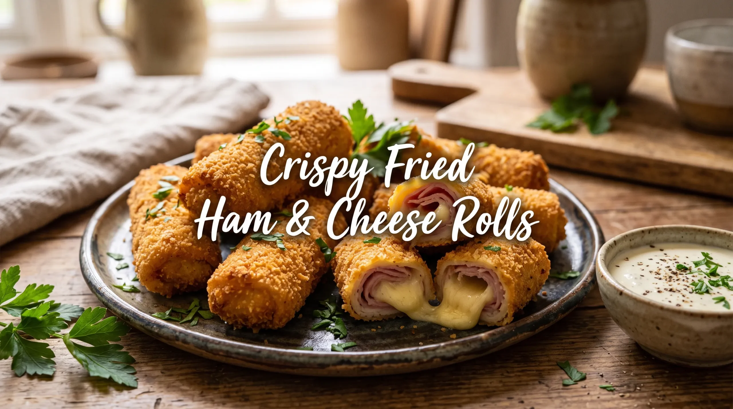 crispy-fried-ham-cheese-rolls