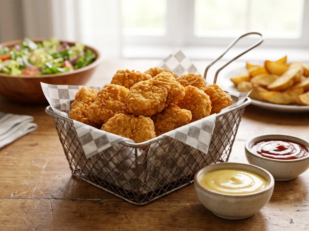 crispy-chicken-nuggets-with-dipping-sauce