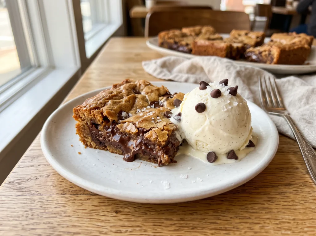 The Ultimate Brown Butter Chocolate Chip Blondies 3 brown-butter-chocolate-chip-blondies-with-ice-cream