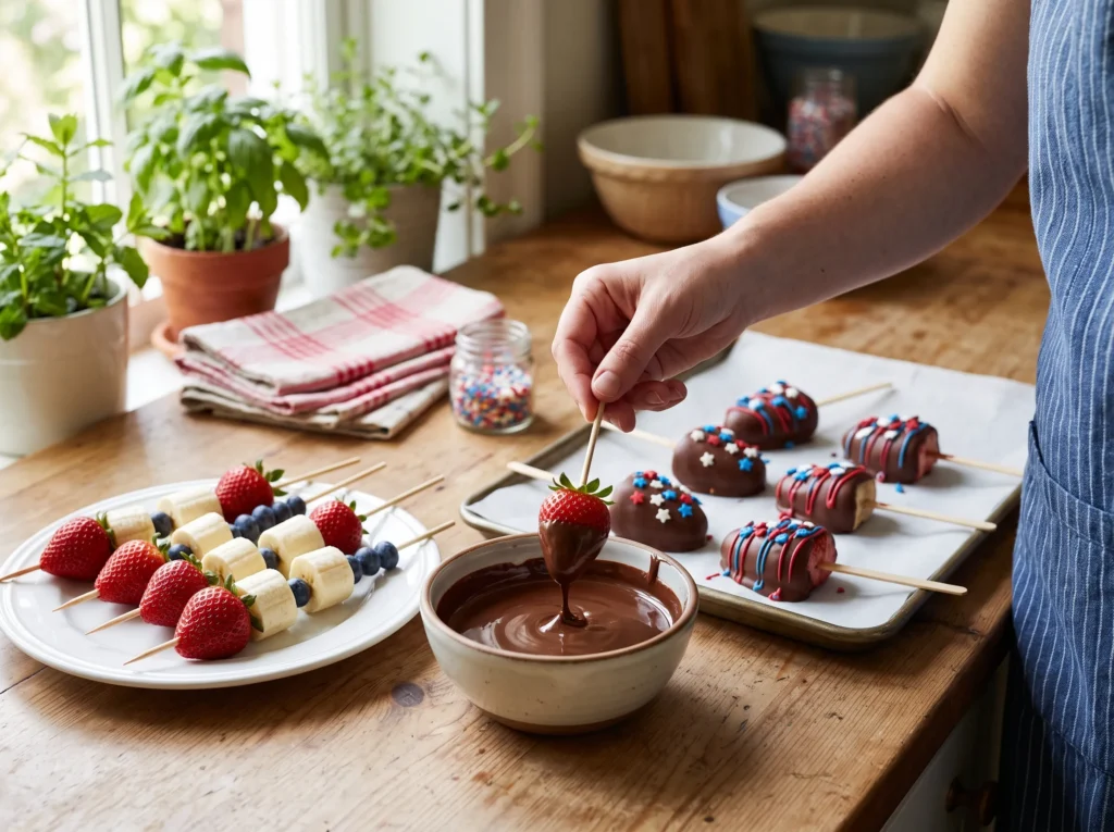 Patriotic Choco-Dip Pops š« 2 how-to-make-patriotic-choco-dip-pops