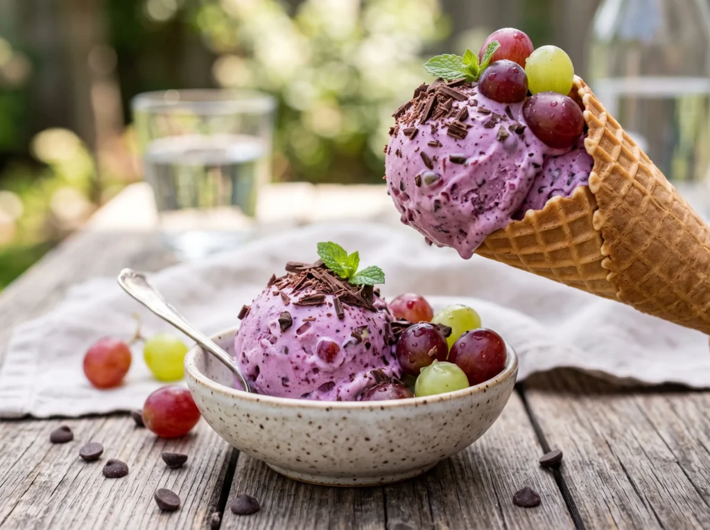  how-to-make-grape-choco-bliss-ice-cream
