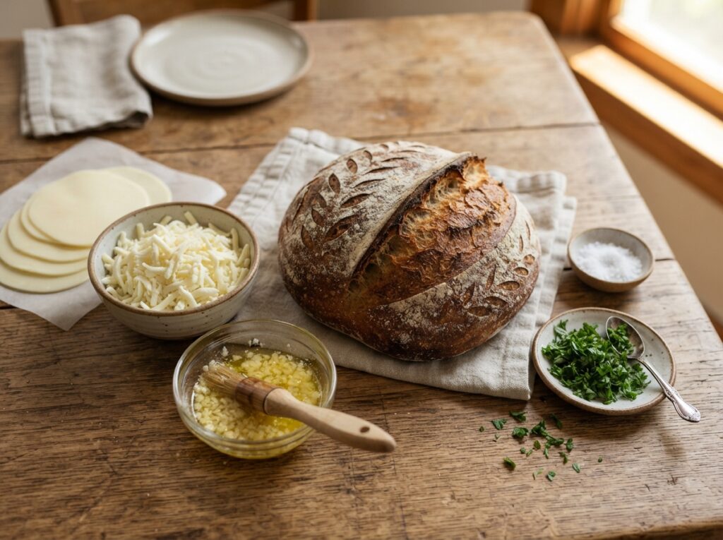 Cheesy Pull-Apart Bread Recipe for Ultimate Cheese Pulls 2 Ingredients for cheesy pull apar… 202608050113