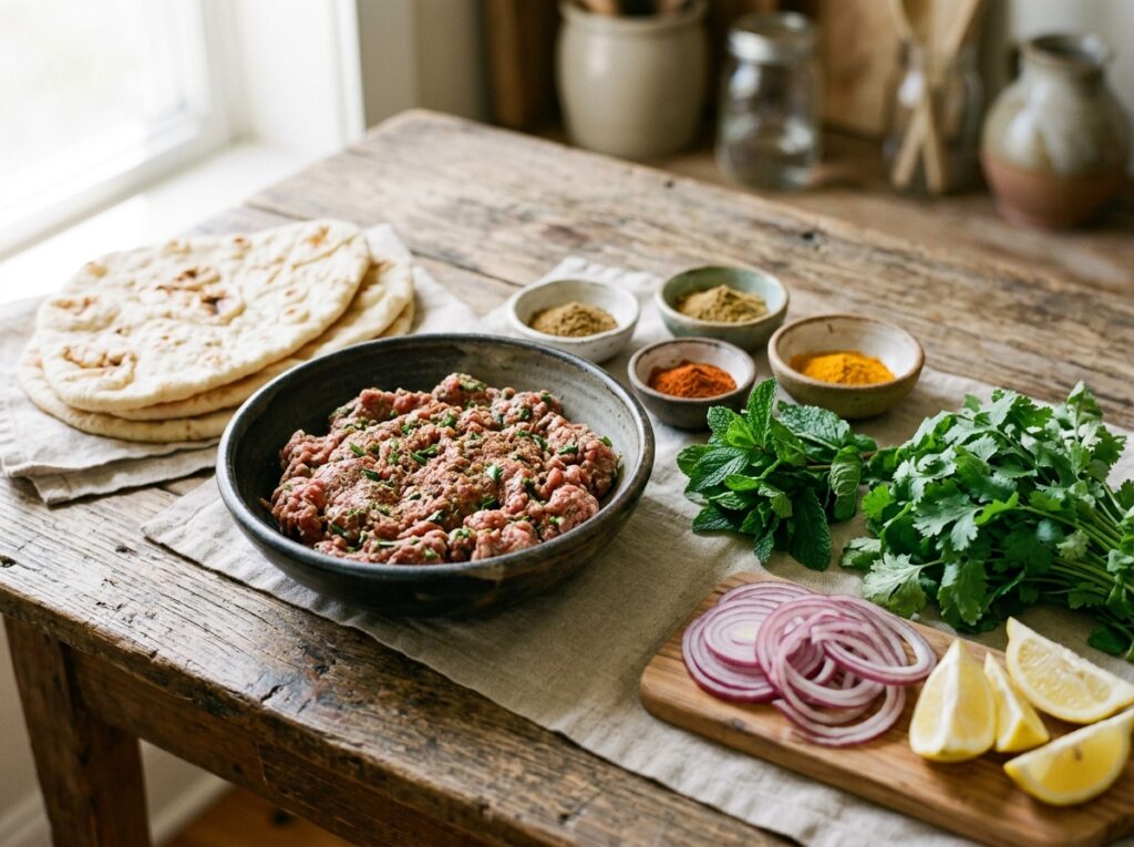 Ingredients for seekh kebab wraps 202608041840 1