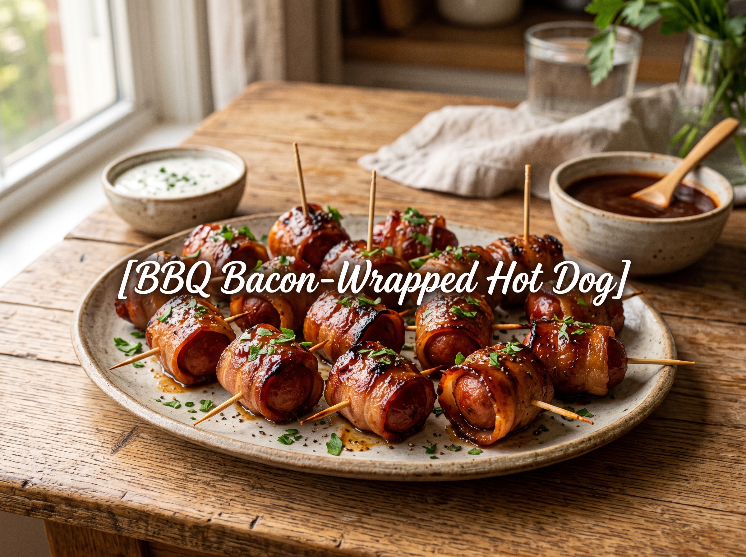 bbq-bacon-wrapped-hot-dog-bites