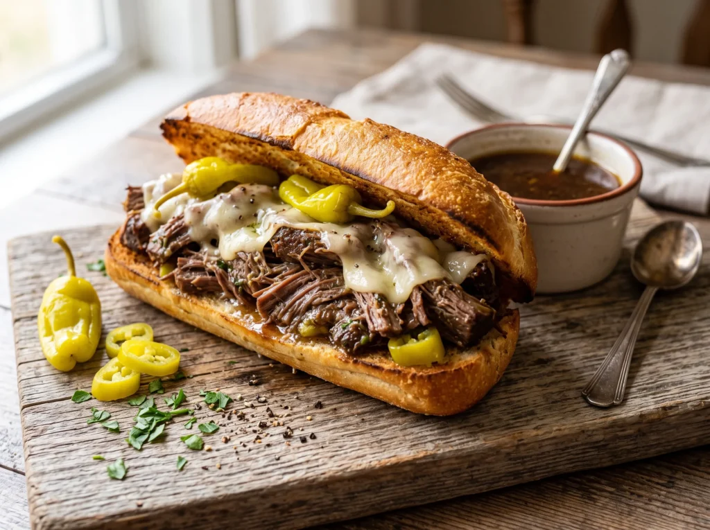 mississippi-pot-roast-sandwich-with-dipping-sauce