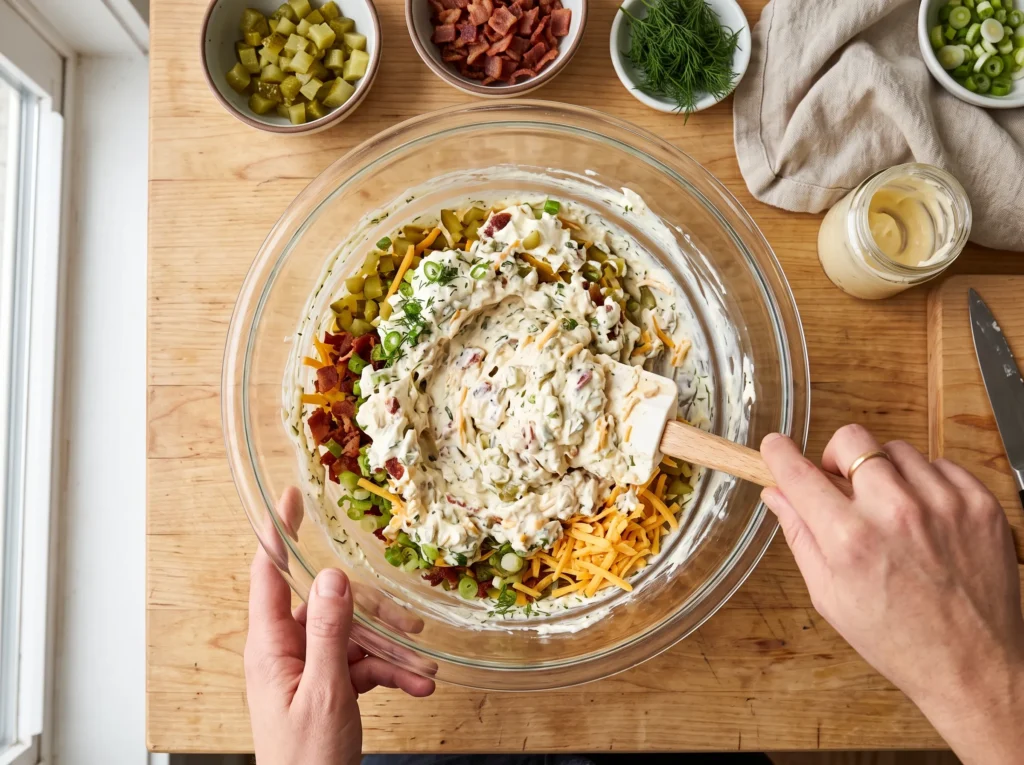 Creamy Loaded Pickle Dip 2 how-to-make-creamy-loaded-pickle-dip