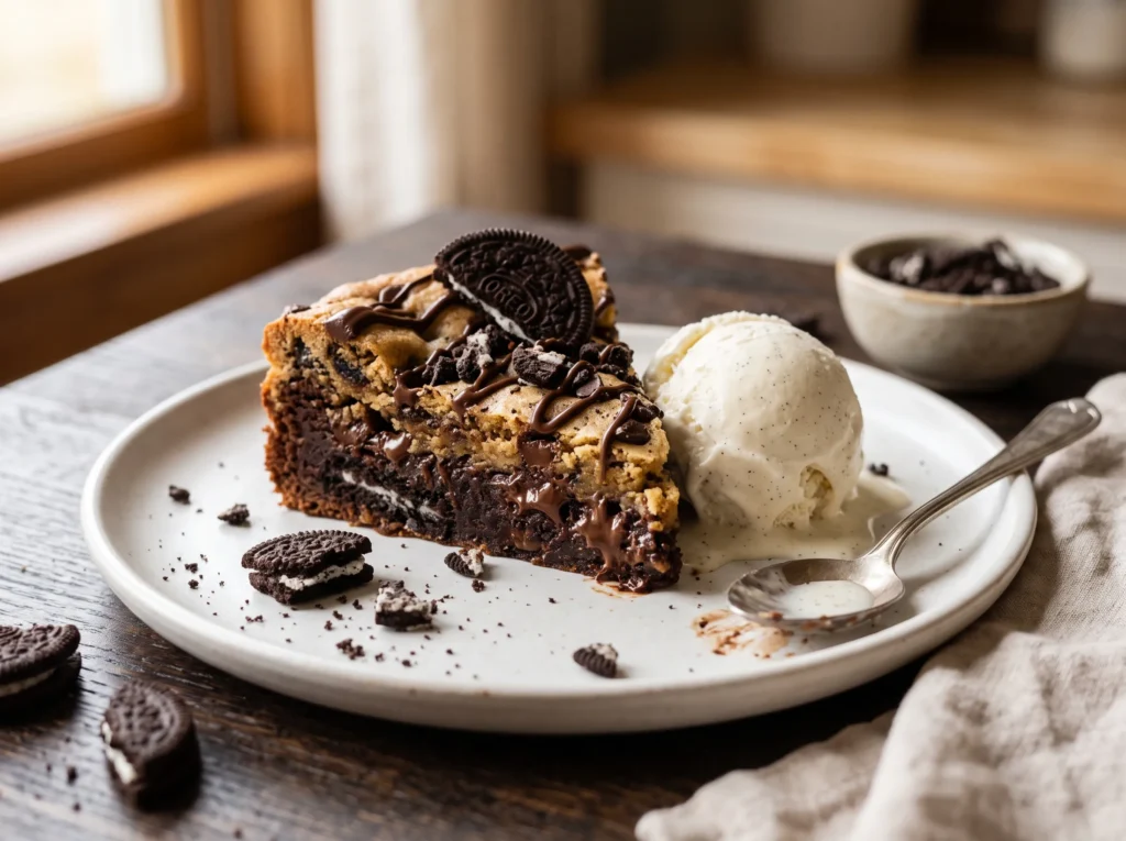 Oreo Brookies Recipe 3 oreo-brookies-with-ice-cream