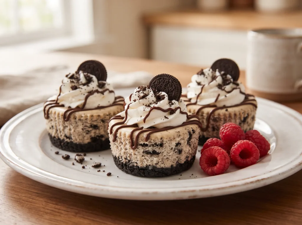 oreo-mini-cheesecakes-serving