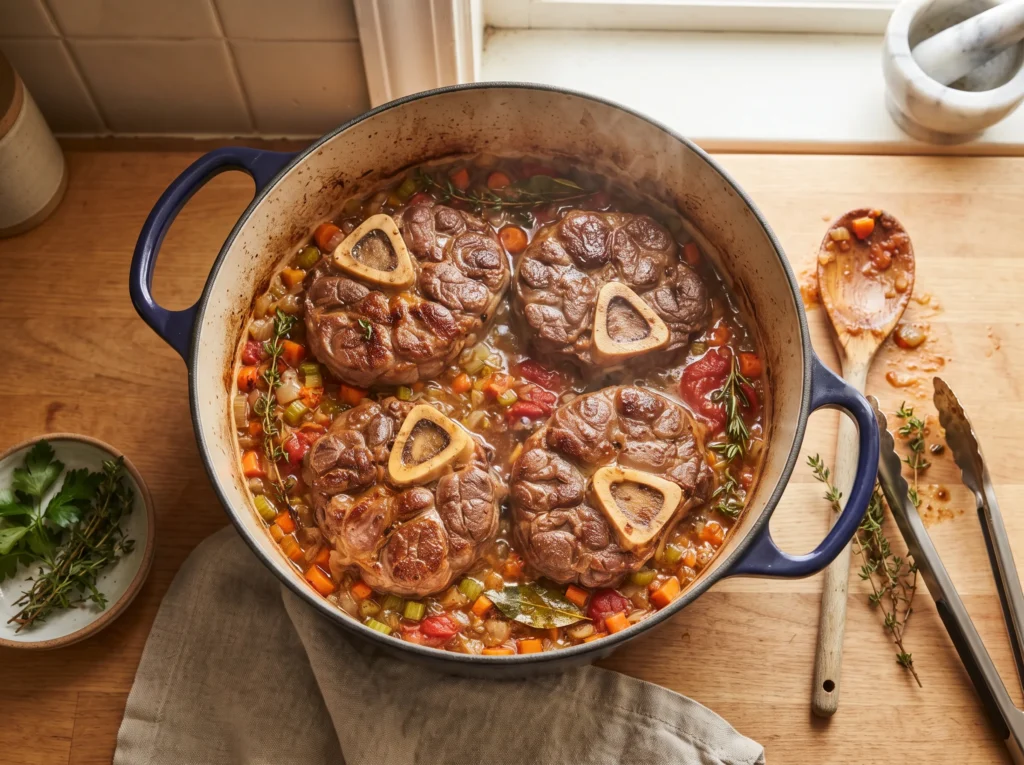 Osso Buco with Saffron Risotto 3 mashed-potato-drumsticks-with-ranch-dipping-sauce