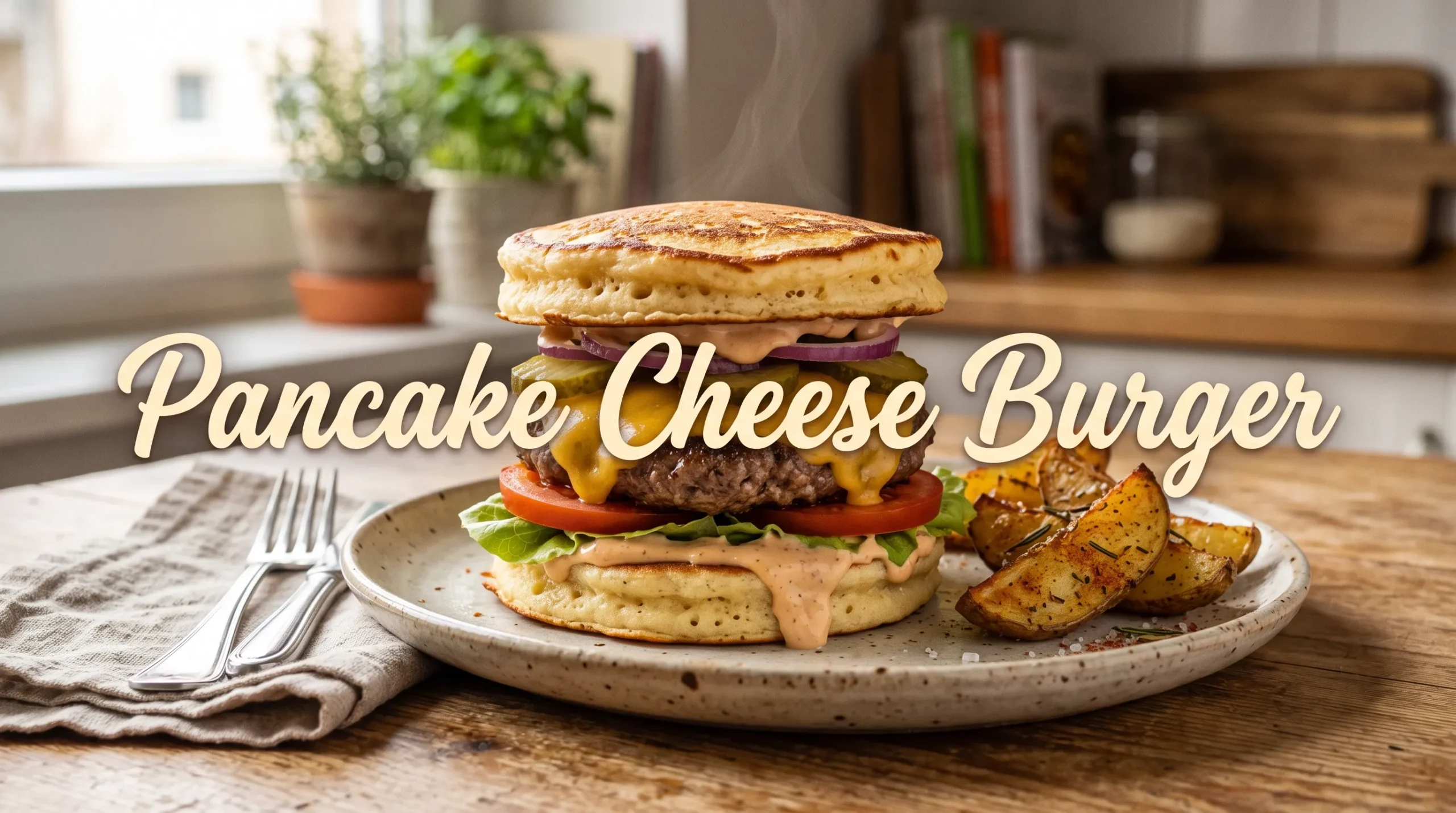 pancake-cheese-burger-recipe