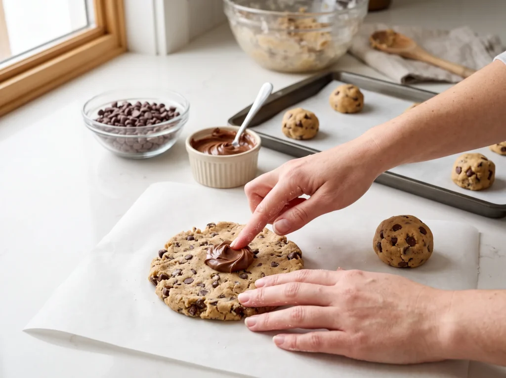 how-to-make-gooey-nutella-cookies