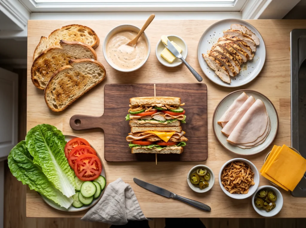 Ultimate Chicken Club Sandwich 3 ultimate-chicken-club-sandwich-serving