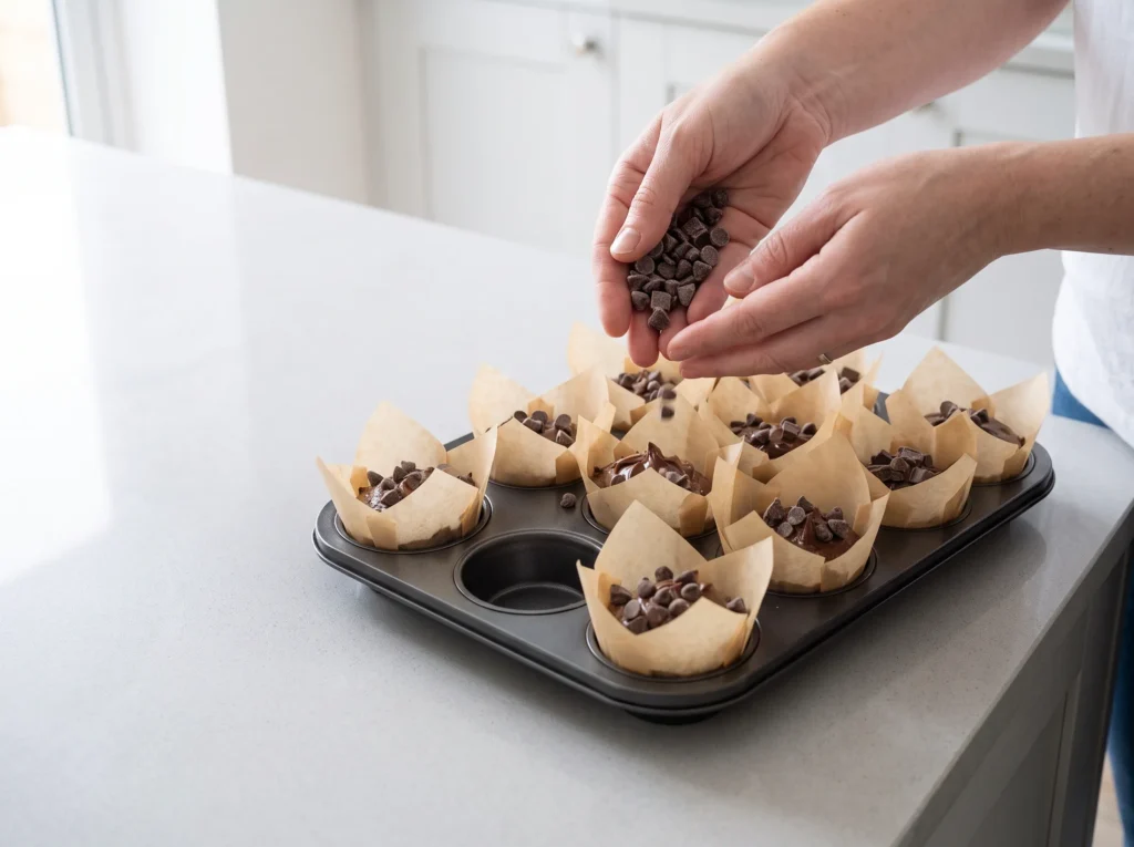 Chocolate Nutella Muffins 2 how-to-make-chocolate-nutella-muffins
