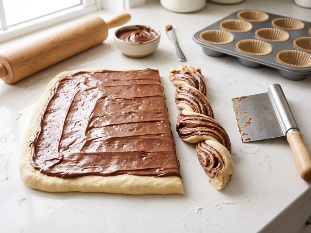 Nutella Chocolate Babka Buns 2 how-to-make-nutella-chocolate-babka-buns