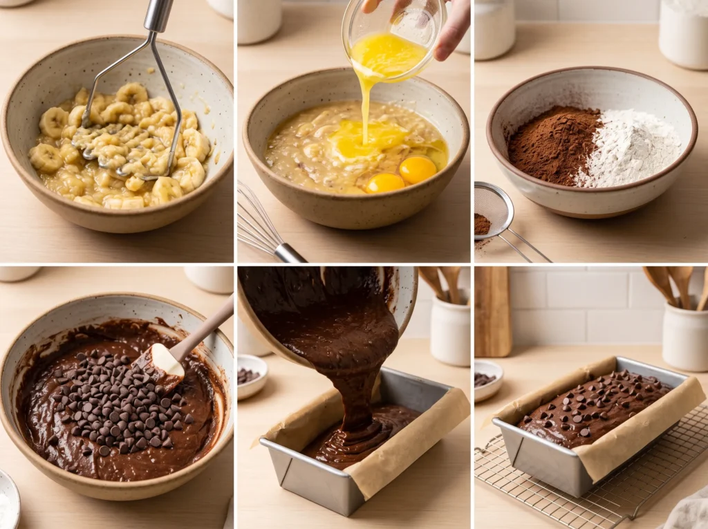  how-to-make-double-chocolate-banana-bread