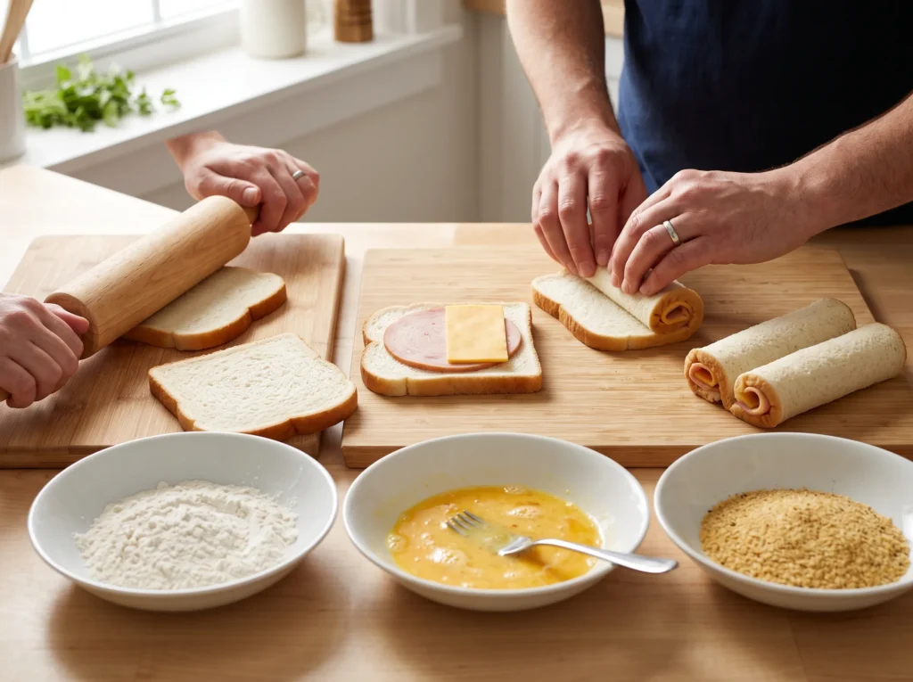 how-to-make-crispy-ham-cheese-rolls